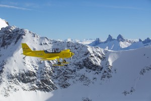 Survol des sites miniers en avion